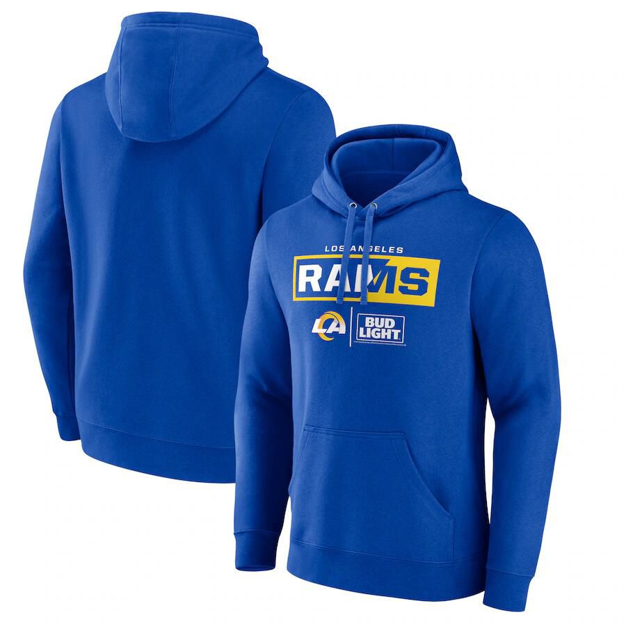 Men 2023 NFL Los Angeles Rams blue Sweatshirt style 2